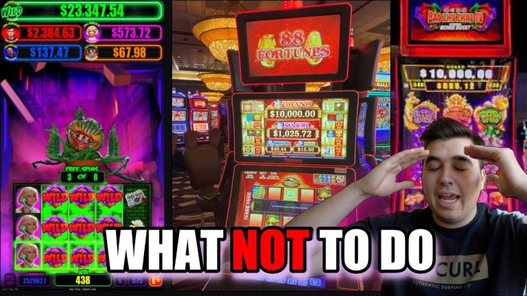 Exactly What NOT to do in the Casino | Spent way to much money