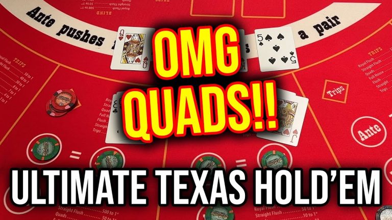 FLOPPED QUADS!! ULTIMATE TEXAS HOLDEM!! January 9th 2023