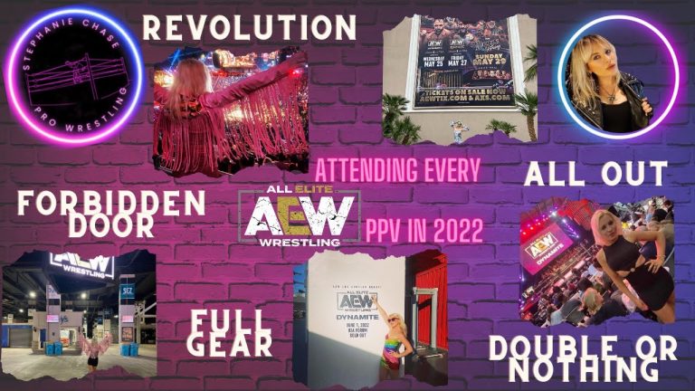 From Revolution to Full Gear: I attended every AEW PPV of 2022