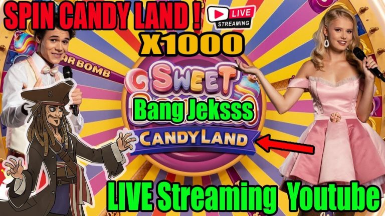 Game Hoki Spin ! || Live Game Spin Crazy time – Wheel – CANDY LAND || Live Casino hari ini Part11