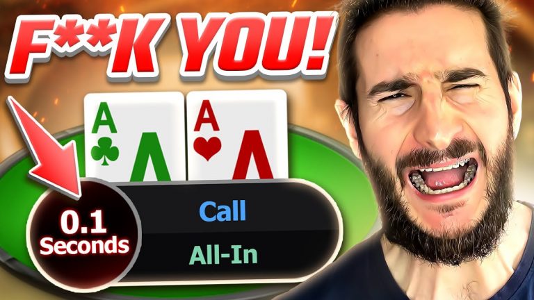 HE SLOW-ROLLED ME WITH ACES!!!