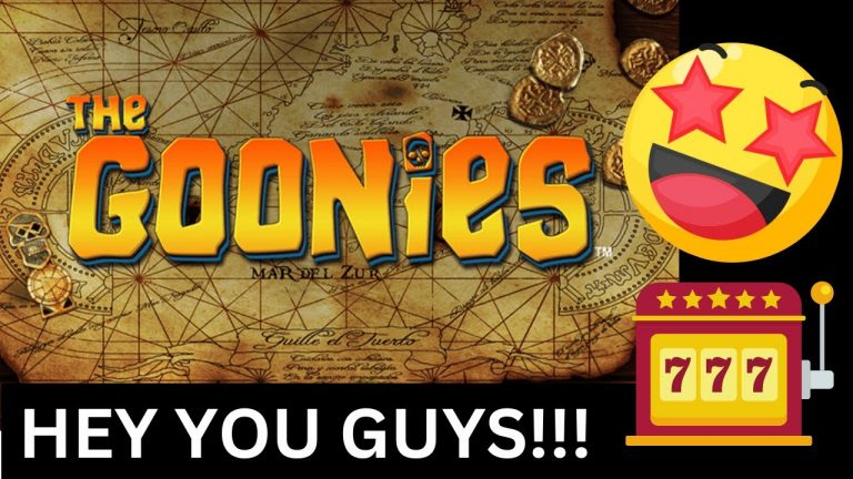 HEY YOU GUYS! – The Goonies Never Say Die Slotplay – Goonies Forever!