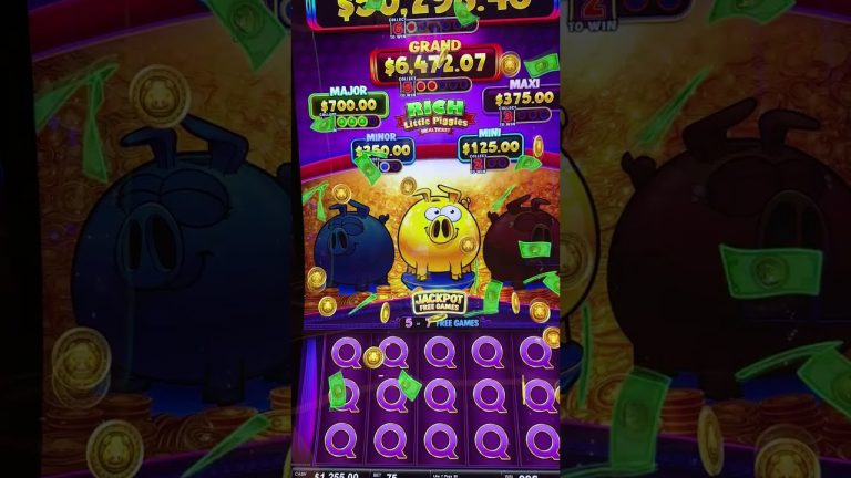 HIGH LIMIT JACKPOT on RICH LITTLE PIGGIES