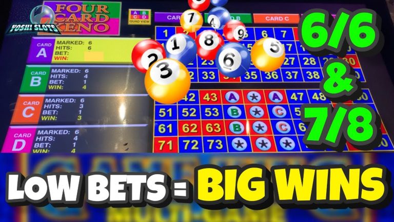 HITTING 6 out of 6 & 7 OUT OF 8!!! HUGE PROFIT!!! | On 4 Card Keno