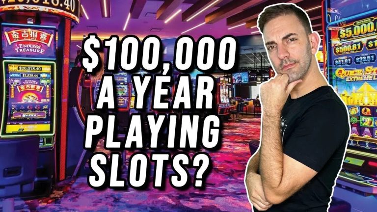 How to Make $100,000 a year….PLAYING SLOT MACHINES!!