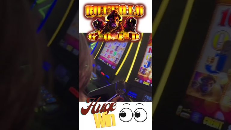 Huge Win!! Buffalo Gold Slot #casino #shorts #slots