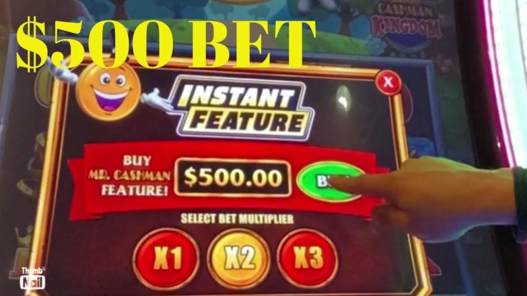 I BOUGHT A BONUS FOR $500 – THE CASHMAN LINK SLOT AT CHOCTAW CASINO