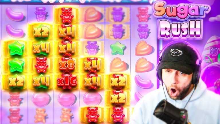 I GET A NEW BIGGEST WIN ON SUGAR RUSH!!… HUGE MULTI CLUSTERS!! (Bonus Buys)