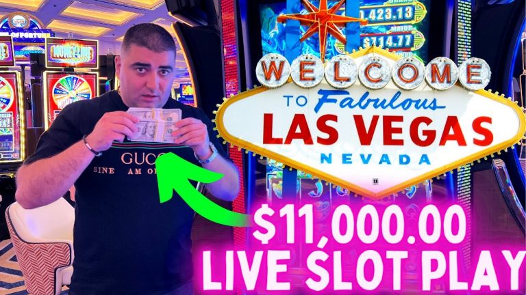 I Took A Risk To Play $11,000.00 On High Limit Slot Machines | SE-1 | EP-19