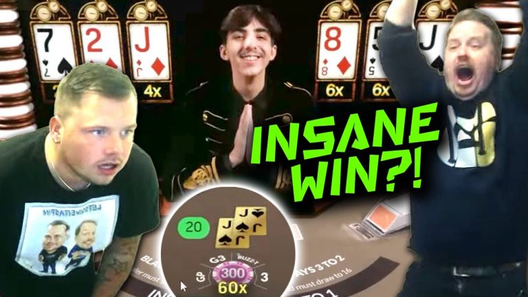 Insane Win on Super Stake Blackjack with 60x Multiplier