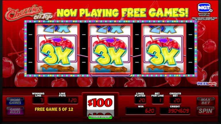 JACKPOT HANDPAYCHERRIES ON TOPHIGH LIMIT SLOT MACHINE 3 REEL SLOTS