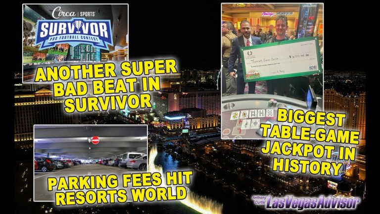 LARGEST TABLE-GAME JACKPOT, ANOTHER BAD BEAT, MEMBER REWARDS – LAS VEGAS ADVISOR WEEKLY UPDATE EP 77