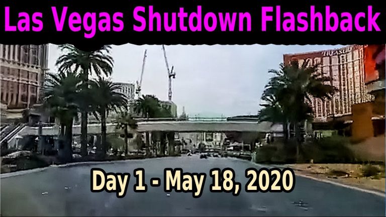 LAS VEGAS FLASHBACK – SHUTDOWN DAY 1 – DRIVING THE LAS VEGAS STRIP Part 1