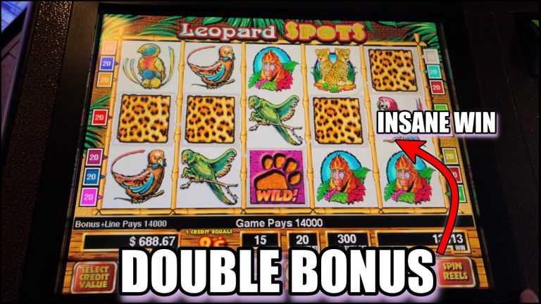 LEOPARD SPOTS GOES INSANE | HUGE SLOT MACHINE WIN