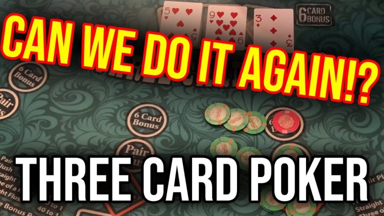 LIVE 3 CARD POKER! January 19th 2023