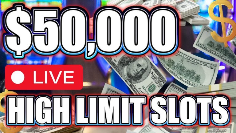 LIVE $50,000 MAX BET SLOT PLAY W/ THE RAJA!