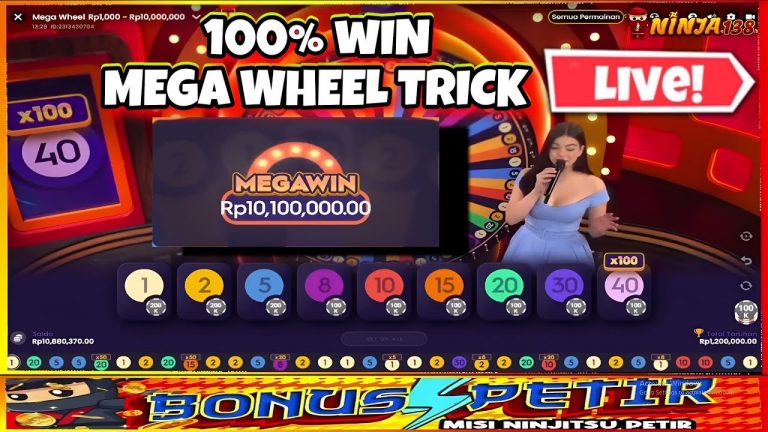 LIVE CASINO HARI INI MEGA WHEEL TRICKS LIVE SLOT GACOR HARI INI