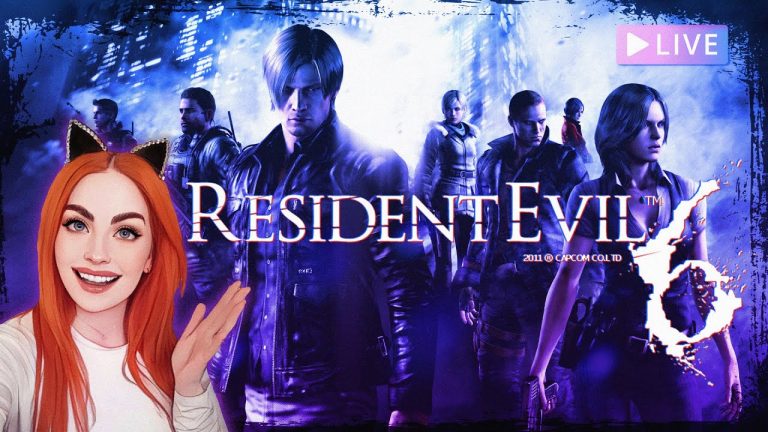 LIVE Chatting & Resident Evil 6 Kicking Zombie Butt and Taking Names