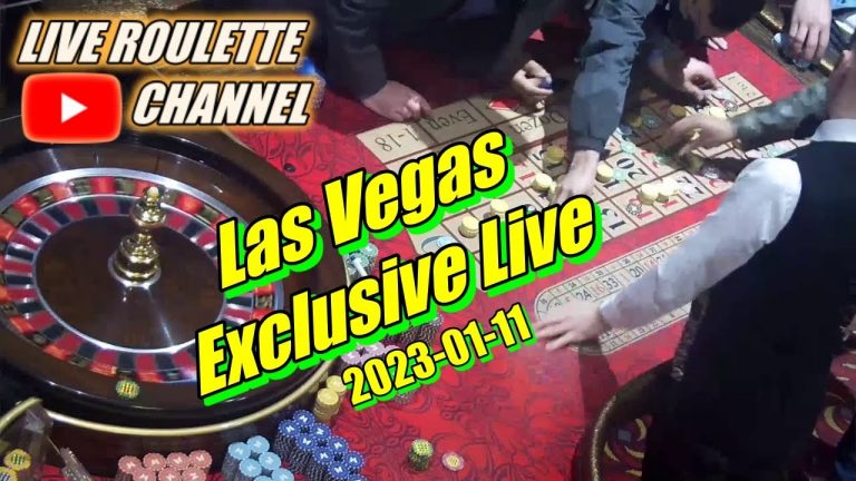 LIVE ROULETTE | Casino Las Vegas Exclusive Live amazing Session Lots of Betting 2023-01-11