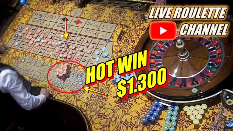 LIVE ROULETTE | HOT WIN 1.300 In Casino Las Vegas Exclusive 2023-01-19