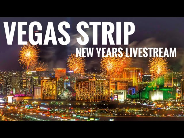 LIVE: Vegas NEW YEARS EVE fr/ The Strip! 400k People!!