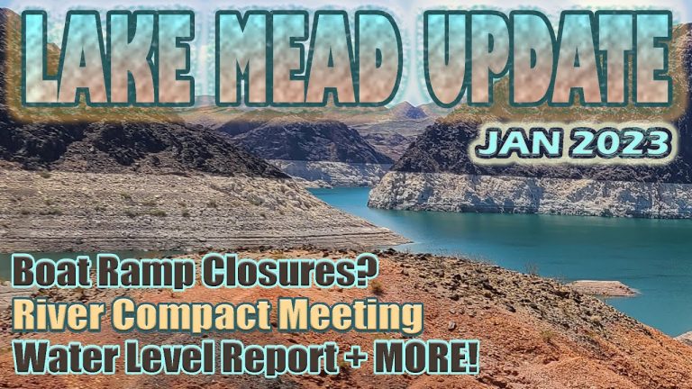 Lake Mead 2023 UPDATE January Water Level + National Recreation Area EXPLAINED! Colorado River Watch