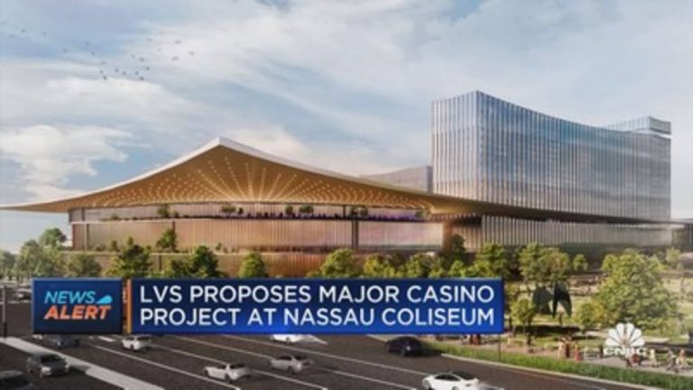 Las Vegas Sands is pursuing a casino license at the Nassau Coliseum in Long Island