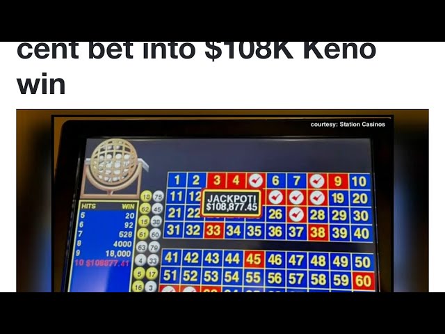 Las Vegas local Resident turns 20-cent bet into $108K Keno Jackpot at Boulder Station Casino 2023