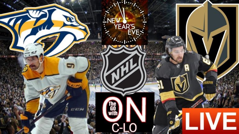 Live NHL Hockey | NASHVILLE PREDATORS vs VEGAS GOLDEN KNIGHTS | Play by Play | Watch Party.