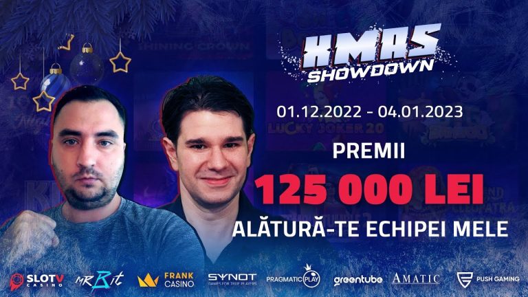 Live Pacanele – Concurs xMas cu premii 125.000 Ron – Slot-uri Fructe si EGT