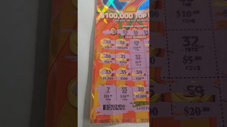 Lucky 7 Texas Lottery Scratch Off Ticket Brings The Luck