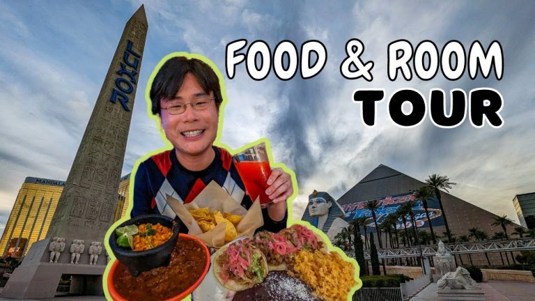 Luxor Las Vegas – FOOD and ROOM TOUR in 2023!