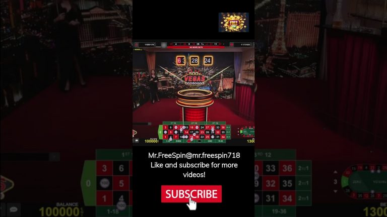 MUST WATCH WIN or Lost$$$ VEGAS ROULETTE 500X#roulette