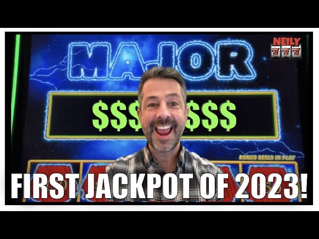 MY FIRST JACKPOT OF 2023 and IT WAS A GOOD ONE TOO!