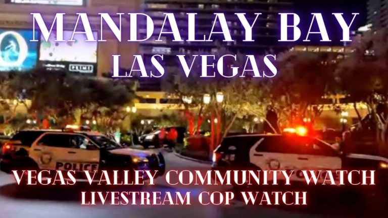 Mandalay Bay Casino Las Vegas LiveStream Cop Watch / Vegas Valley Community Watch / Fender Bender