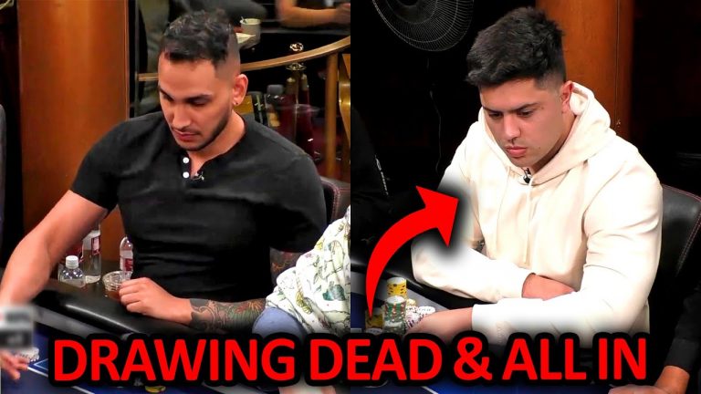 Mariano Thinks He Has a Monster But He’s Drawing Dead @HustlerCasinoLive