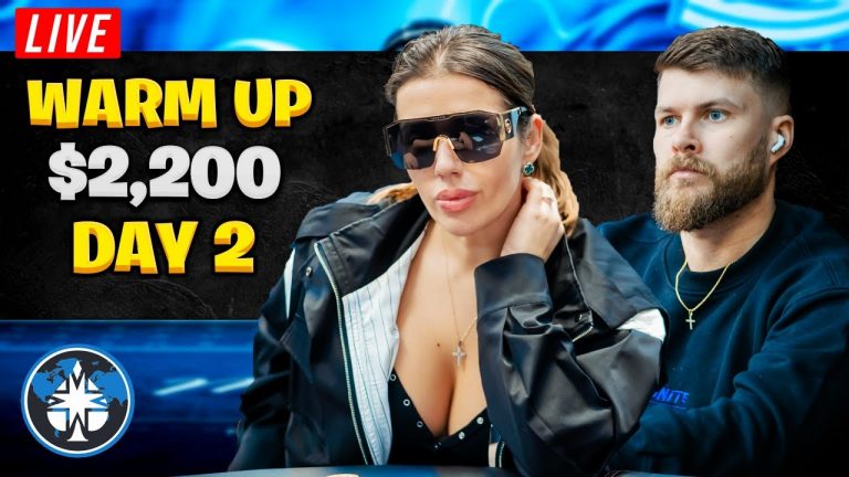 Merit Poker LIVE $2,200 Warm Up Event – DAY 2! (Western Series)