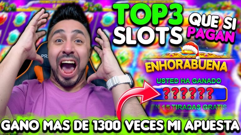 ¡Mi mayor victoria en SLOTS! TOP 3 slots que si pagan | PKM