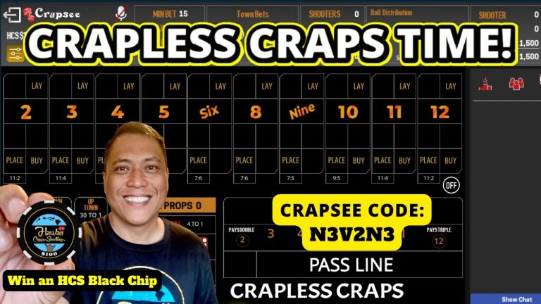 Monster Roll Live on a Crapless Craps Table!