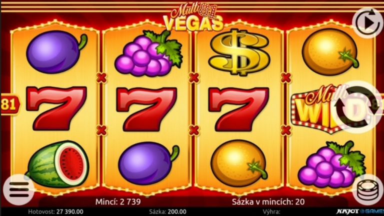 Multi Vegas 81 BET 200-500KČ Vegasská jízda