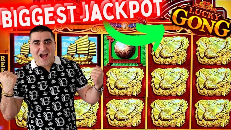 My BIGGEST JACKPOT Ever On Gold Gong 88 Slot Machine | SE-1 | EP-22