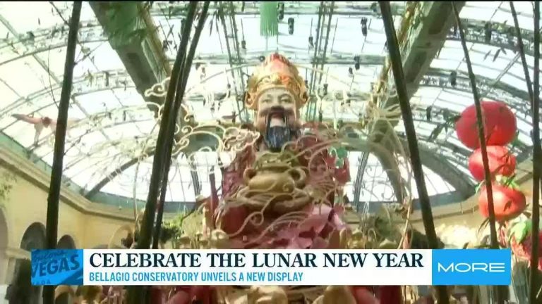 New Bellagio Conservatory display celebrates Lunar New Year on Las Vegas Strip