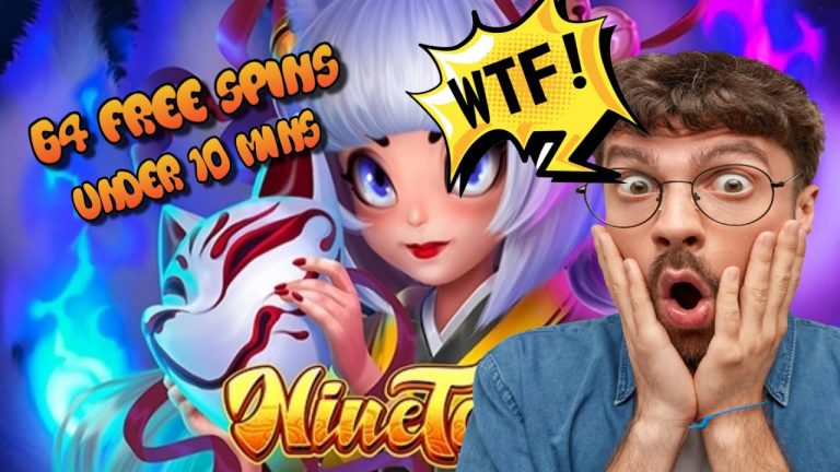 NineTails Slots – 64 FREE SPINS IN 10 MINS! AMAZING RUN! MAX BET!