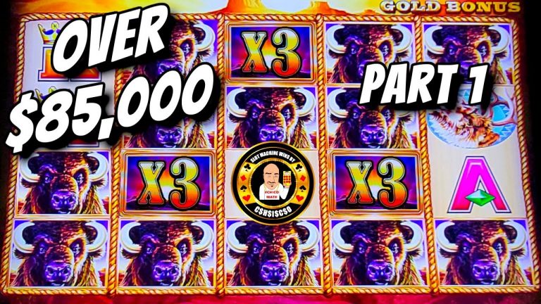 OVER $85,000 in JACKPOT HANDPAYS on Buffalo Slot Machines PART 1