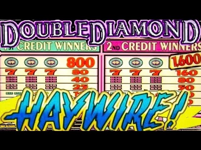 Old School Double Diamond Haywire $2 Denom 3 Reel Slot