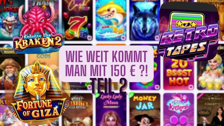 Online Casino Deutsch – Wie weit kommt man mit 150 Euro TEIL 2