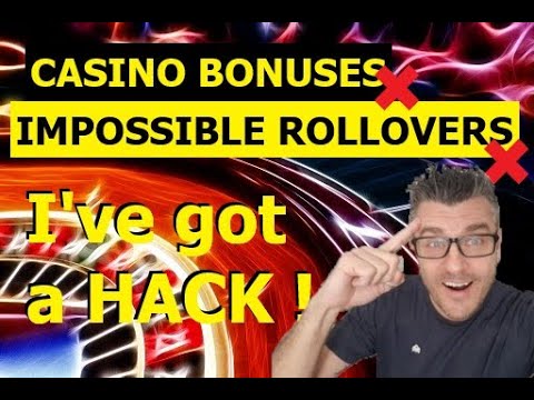 Online casino Bonuses are IMPOSSIBLE to rollover into the real balance!!! OR ARE THEY ? I know HOW !