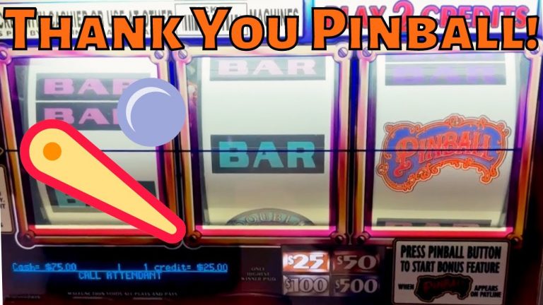 Pinball Handpay, Triple Double Stars, & 10 Times Pay!