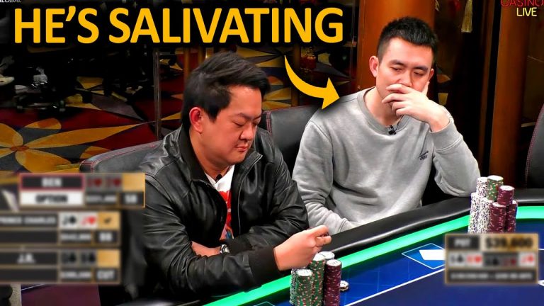 Poker Gods PUNISH Ben After He Slowplays Two Pair @HustlerCasinoLive