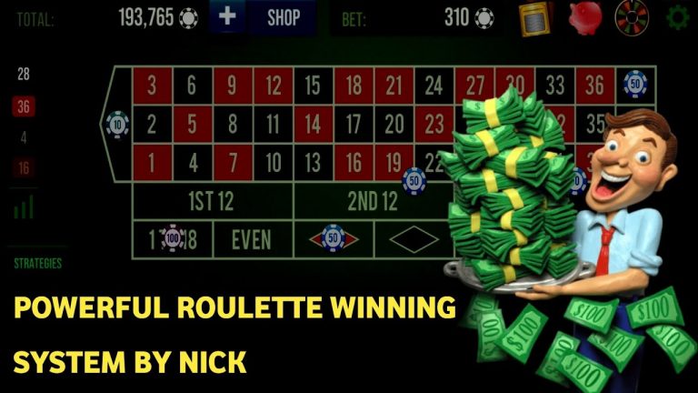 Powerful Roulette Winning System By Nick